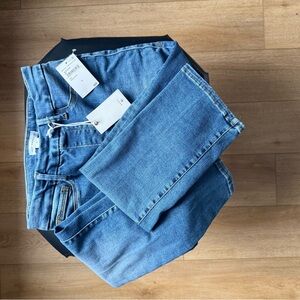 Good American Light Blue Straight Leg Jeans